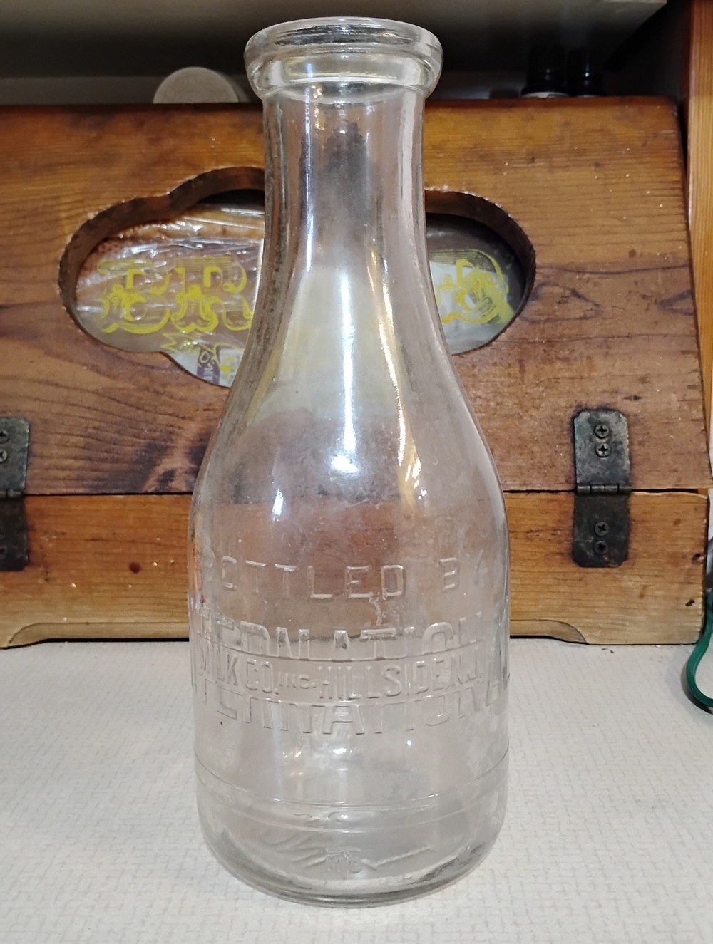 Vintage Quart Milk Bottle